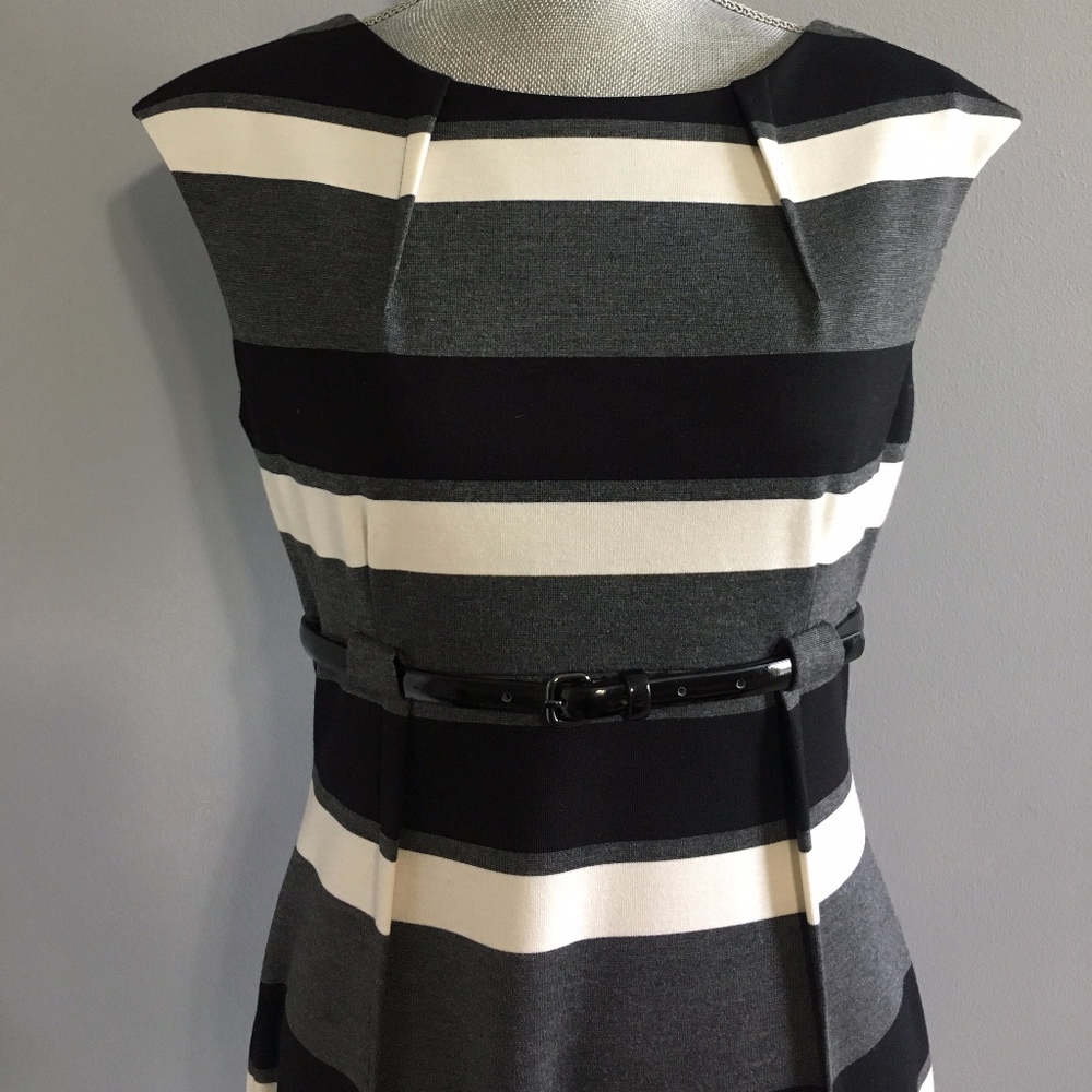 Calvin Klein Striped Sheath Dress - Picture 2 of 5